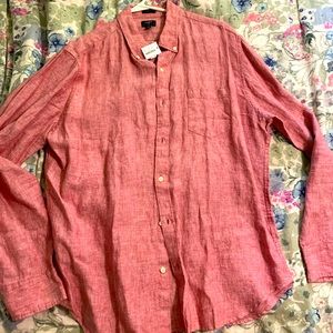 J.crew men’s button down slim shirt brand new!!!